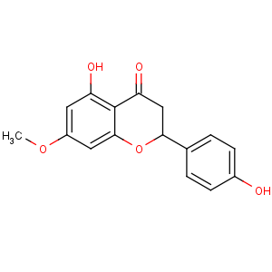 CAS No:2957-21-3 5-hydroxy-2-(4-hydroxyphenyl)-7-methoxy-2,3-dihydrochromen-4-one