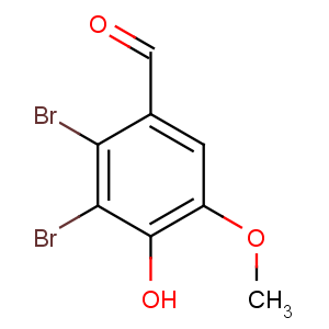 CAS No:2973-75-3 2,3-dibromo-4-hydroxy-5-methoxybenzaldehyde