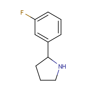 CAS No:298690-72-9 2-(3-fluorophenyl)pyrrolidine