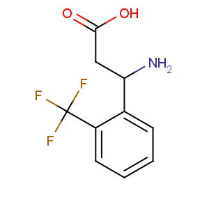 CAS No:299165-24-5 3-amino-3-[2-(trifluoromethyl)phenyl]propanoic acid