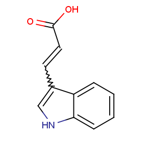 CAS No:29953-71-7 (E)-3-(1H-indol-3-yl)prop-2-enoic acid