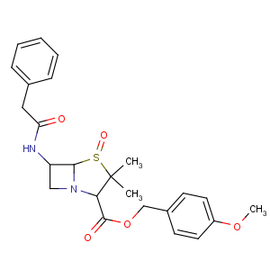 CAS No:30034-13-0 (4-methoxyphenyl)methyl<br />3,<br />3-dimethyl-4-oxo-6-[(2-phenylacetyl)amino]-4λ