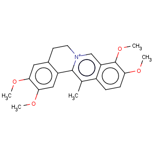 CAS No:30045-16-0 Dibenzo[a,g]quinolizinium,5,6-dihydro-2,3,9,10-tetramethoxy-13-methyl-