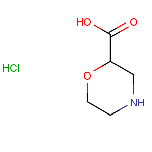 CAS No:300582-83-6 Morpholine-2-carboxylic acid hydrochloride