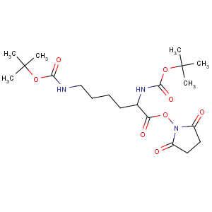 CAS No:30189-36-7 (2,5-dioxopyrrolidin-1-yl)<br />(2S)-2,6-bis[(2-methylpropan-2-yl)oxycarbonylamino]hexanoate