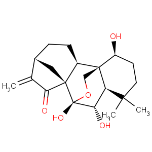 CAS No:30220-43-0 Kaur-16-en-15-one,7,20-epoxy-1,6,7-trihydroxy-, (1a,6b,7a)-