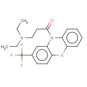 CAS No:30223-48-4 1-Propanone,3-(diethylamino)-1-[2-(trifluoromethyl)-10H-phenothiazin-10-yl]-