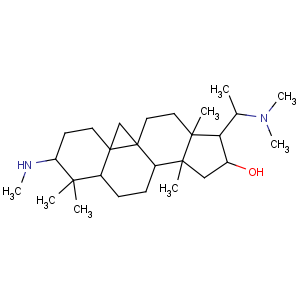 CAS No:30276-35-8 9,19-Cyclopregnan-16-ol,20-(dimethylamino)-4,4,14-trimethyl-3-(methylamino)-, (3b,5a,16a,20S)-