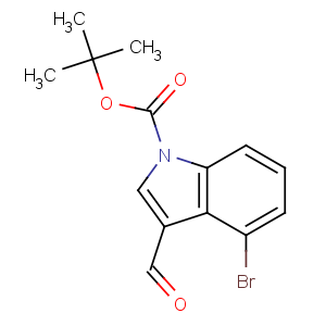 CAS No:303041-88-5 tert-butyl 4-bromo-3-formylindole-1-carboxylate
