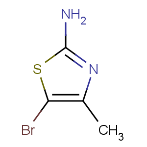 CAS No:3034-57-9 5-bromo-4-methyl-1,3-thiazol-2-amine