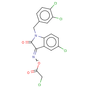 CAS No:303998-56-3 5-chloro-3-{[(chloroacetyl)oxy]imino}-1-(3,4-dichlorobenzyl)-1,3-dihydro-2H-indol-2-one