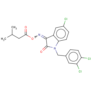 CAS No:303998-57-4 5-chloro-1-(3,4-dichlorobenzyl)-1H-indole-2,3-dione 3-[O-(3-methylbutanoyl)oxime]