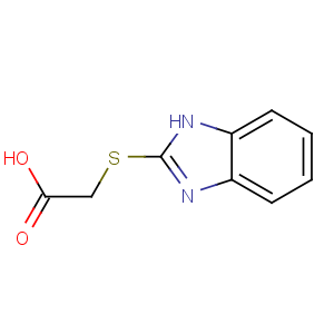 CAS No:3042-00-0 2-(1H-benzimidazol-2-ylsulfanyl)acetic acid