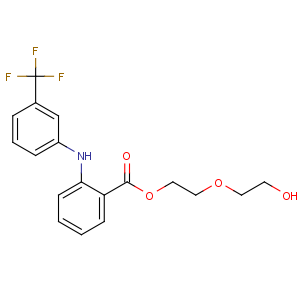 CAS No:30544-47-9 2-(2-hydroxyethoxy)ethyl 2-[3-(trifluoromethyl)anilino]benzoate