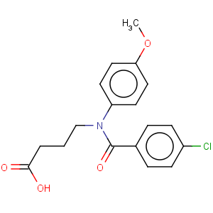 CAS No:30544-61-7 Butanoic acid,4-[(4-chlorobenzoyl)(4-methoxyphenyl)amino]-