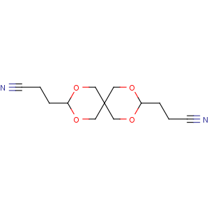 CAS No:3058-04-6 3-[3-(2-cyanoethyl)-2,4,8,<br />10-tetraoxaspiro[5.5]undecan-9-yl]propanenitrile