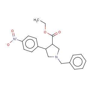 CAS No:306305-35-1 3-Pyrrolidinecarboxylicacid, 4-(4-nitrophenyl)-1-(phenylmethyl)-, ethyl ester