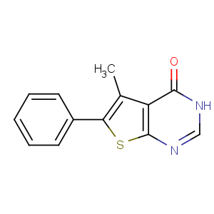 CAS No:306934-76-9 5-methyl-6-phenyl-3H-thieno[2,3-d]pyrimidin-4-one