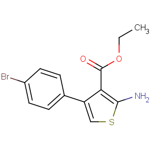 CAS No:306934-99-6 ethyl 2-amino-4-(4-bromophenyl)thiophene-3-carboxylate