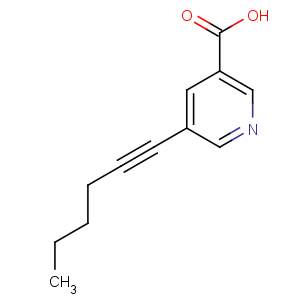 CAS No:306935-31-9 5-hex-1-ynylpyridine-3-carboxylic acid