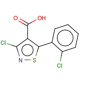 CAS No:306935-52-4 4-Isothiazolecarboxylicacid, 3-chloro-5-(2-chlorophenyl)-