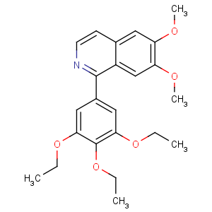 CAS No:306935-80-8 6,7-dimethoxy-1-(3,4,5-triethoxyphenyl)isoquinoline