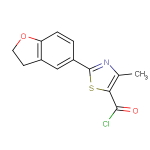 CAS No:306936-09-4 2-(2,3-dihydro-1-benzofuran-5-yl)-4-methyl-1,3-thiazole-5-carbonyl<br />chloride
