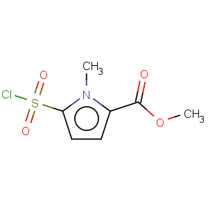 CAS No:306936-53-8 1H-Pyrrole-2-carboxylicacid, 5-(chlorosulfonyl)-1-methyl-, methyl ester