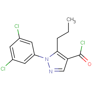CAS No:306936-64-1 1-(3,5-dichlorophenyl)-5-propylpyrazole-4-carbonyl chloride