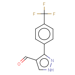 CAS No:306936-65-2 1H-Pyrazole-4-carboxaldehyde,3-[4-(trifluoromethyl)phenyl]-