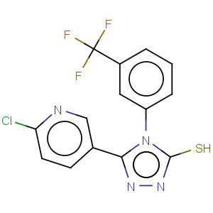 CAS No:306936-75-4 3H-1,2,4-Triazole-3-thione,5-(6-chloro-3-pyridinyl)-2,4-dihydro-4-[3-(trifluoromethyl)phenyl]-