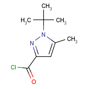 CAS No:306936-94-7 1-tert-butyl-5-methylpyrazole-3-carbonyl chloride