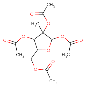 CAS No:306960-25-8 [(2R,3R,4R)-3,4,5-triacetyloxy-4-methyloxolan-2-yl]methyl acetate