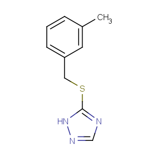 CAS No:307545-27-3 5-[(3-methylphenyl)methylsulfanyl]-1H-1,2,4-triazole