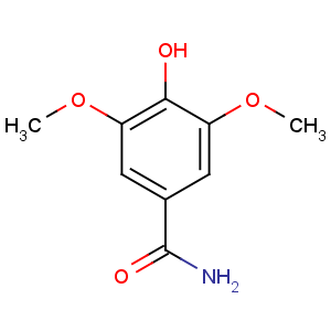 CAS No:3086-72-4 4-hydroxy-3,5-dimethoxybenzamide