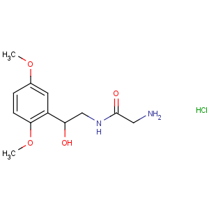 CAS No:3092-17-9 2-amino-N-[2-(2,<br />5-dimethoxyphenyl)-2-hydroxyethyl]acetamide