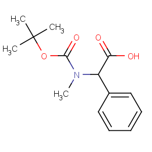 CAS No:30925-11-2 (2S)-2-[methyl-[(2-methylpropan-2-yl)oxycarbonyl]amino]-2-phenylacetic<br />acid