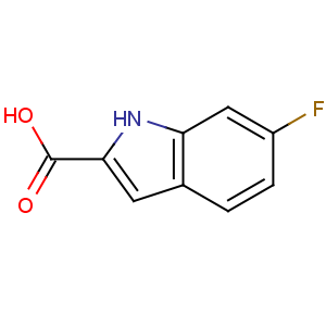 CAS No:3093-97-8 6-fluoro-1H-indole-2-carboxylic acid
