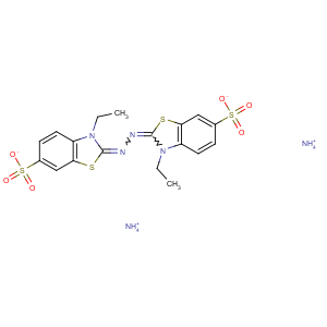 CAS No:30931-67-0 6-Benzothiazolesulfonicacid, 2,2'-(1,2-hydrazinediylidene)bis[3-ethyl-2,3-dihydro-, ammonium salt(1:2)
