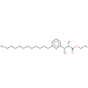 CAS No:309919-11-7 Benzenepropanoic acid,3-dodecyl-a,b-dihydroxy-, ethyl ester, (aS,bR)-