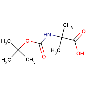CAS No:30992-29-1 2-methyl-2-[(2-methylpropan-2-yl)oxycarbonylamino]propanoic acid