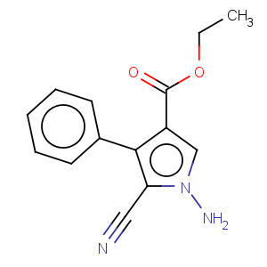 CAS No:310431-14-2 1H-Pyrrole-3-carboxylicacid, 1-amino-5-cyano-4-phenyl-, ethyl ester