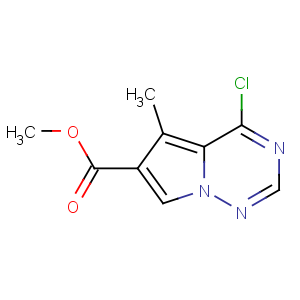 CAS No:310442-40-1 methyl 4-chloro-5-methylpyrrolo[2,1-f][1,2,4]triazine-6-carboxylate