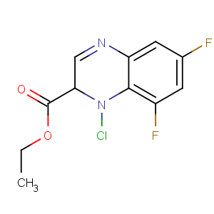 CAS No:311346-69-7 ethyl 1-chloro-6,8-difluoro-2H-quinoxaline-2-carboxylate