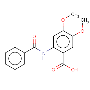 CAS No:31164-95-1 2-(benzoylamino)-4,5-dimethoxybenzoic acid