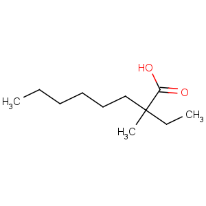 CAS No:31199-56-1 Octanoic acid,2-ethyl-2-methyl-