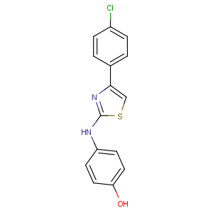 CAS No:312636-16-1 4-[[4-(4-chlorophenyl)-1,3-thiazol-2-yl]amino]phenol