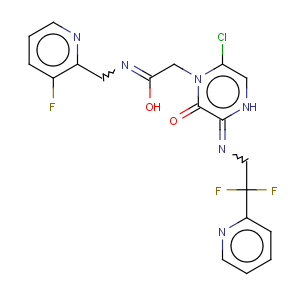 CAS No:312904-62-4 2-{6-chloro-3-[(2,2-difluoro-2-pyridin-2-ylethyl)amino]-2-oxopyrazin-1(2H)-yl}-N-[(3-fluoropyridin-2-yl)methyl]acetamide