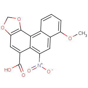 CAS No:313-67-7 8-methoxy-6-nitronaphtho[2,1-g][1,3]benzodioxole-5-carboxylic acid