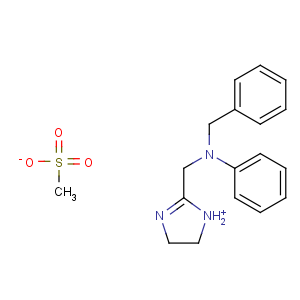 CAS No:3131-32-6 2-Phenylbenzylaminomethylimidazoline methanesulfonate